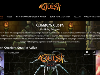 Quantum Quest front page